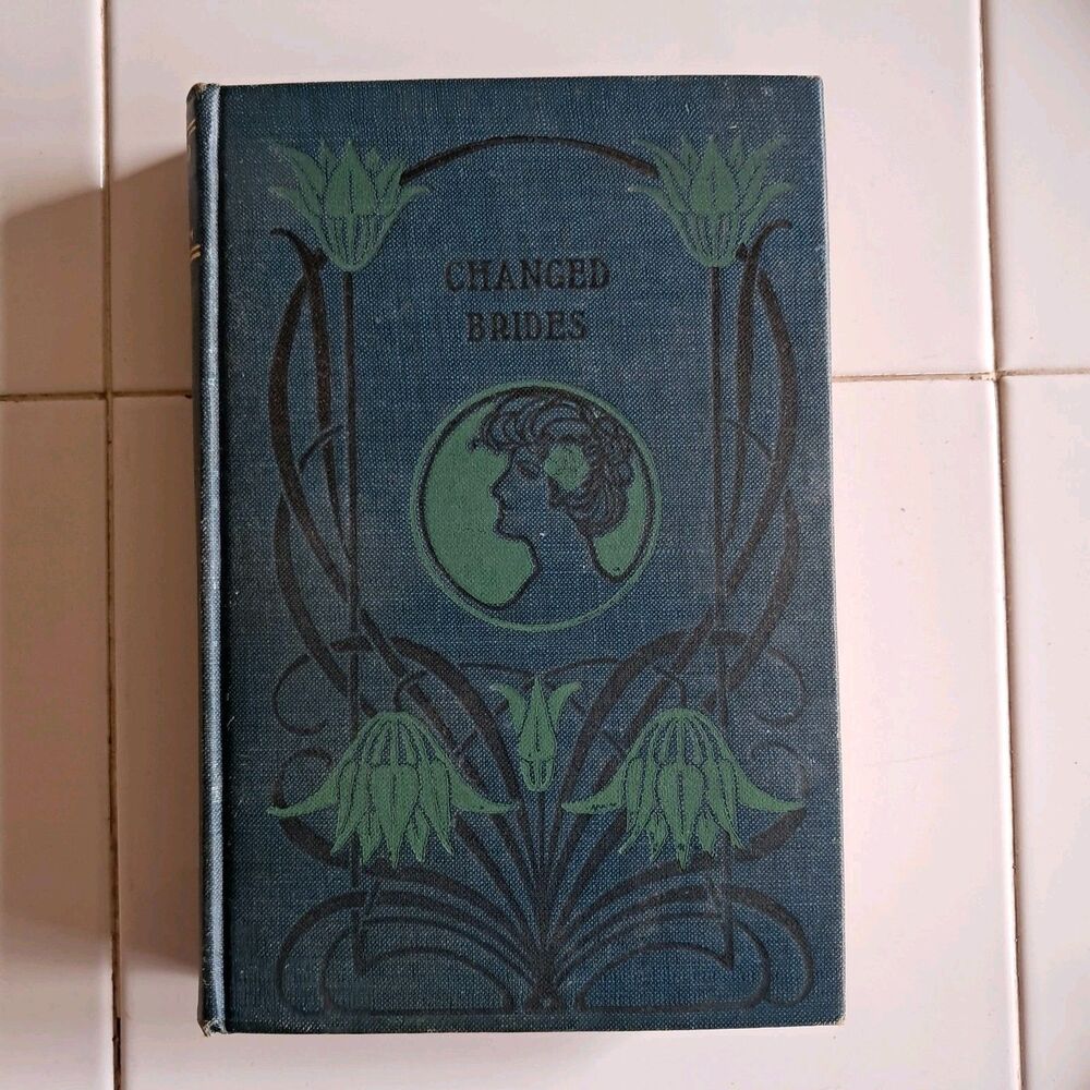 Lot of 3 Blue Antique Vintage Books Early 1900s Decorative Staging Decor - Picture 5 of 10